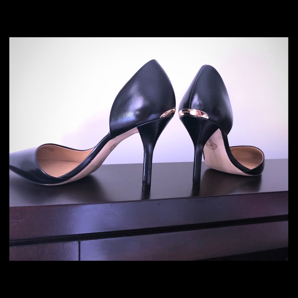 Black stiletto heels
